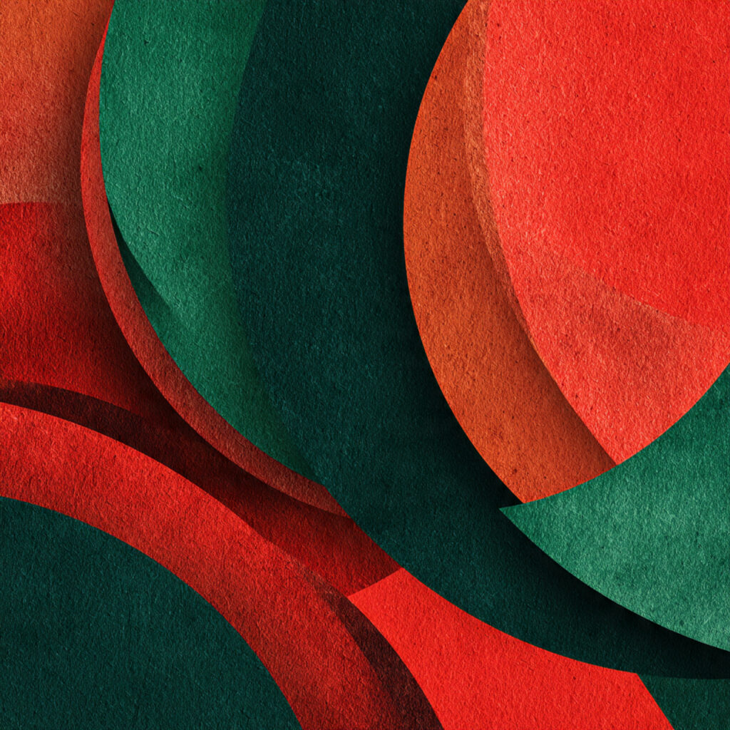 Abstract Red and Green Wallpapers