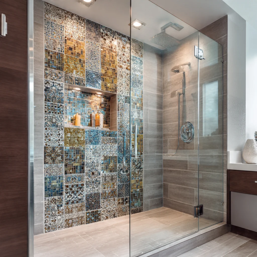 Accent Wall Tile Installation