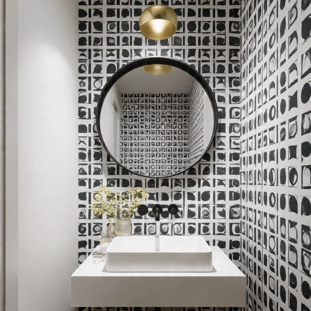 Bold Geometric Wallpaper