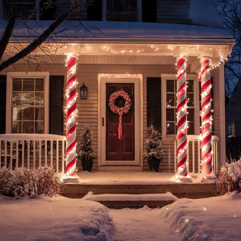 Red and White Christmas Lights for Elegant Holiday Decor 1 Classic Candy Cane Lighting Schemes