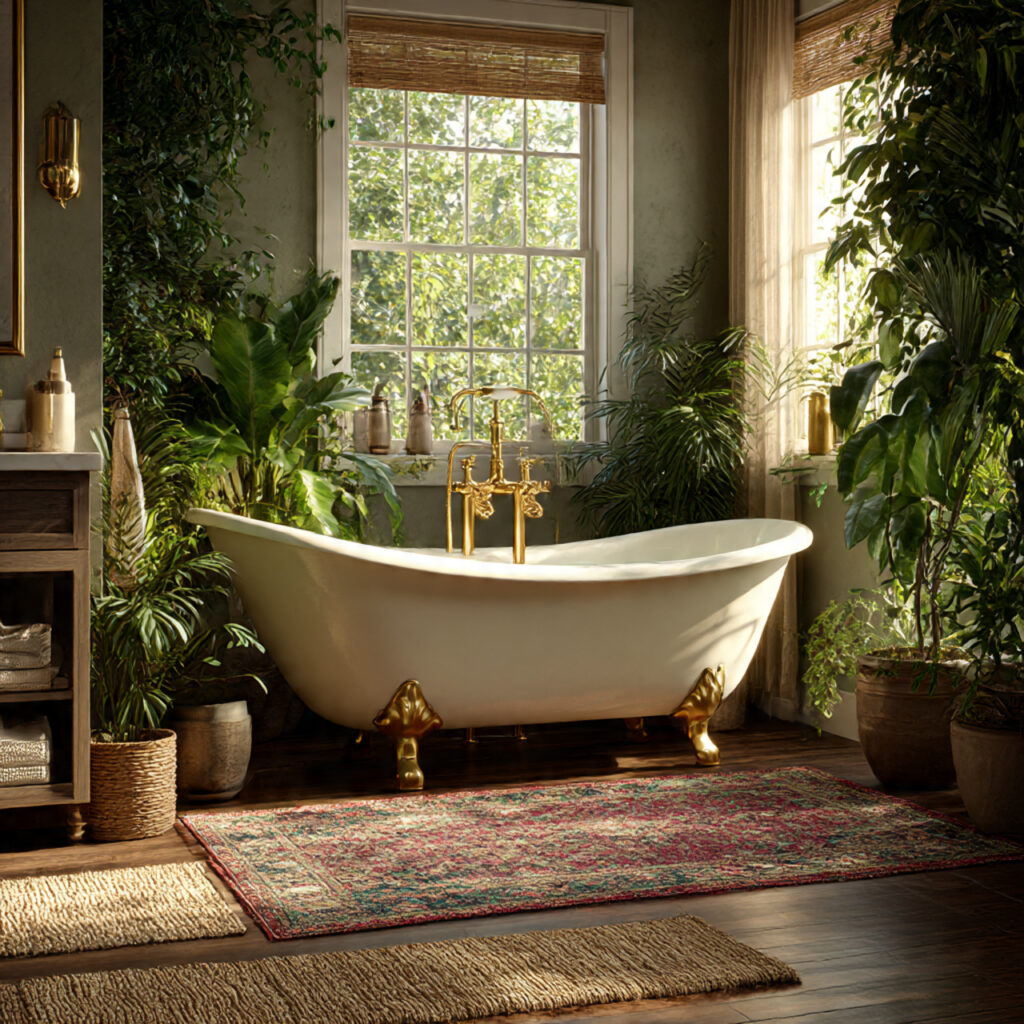 Clawfoot tub integration