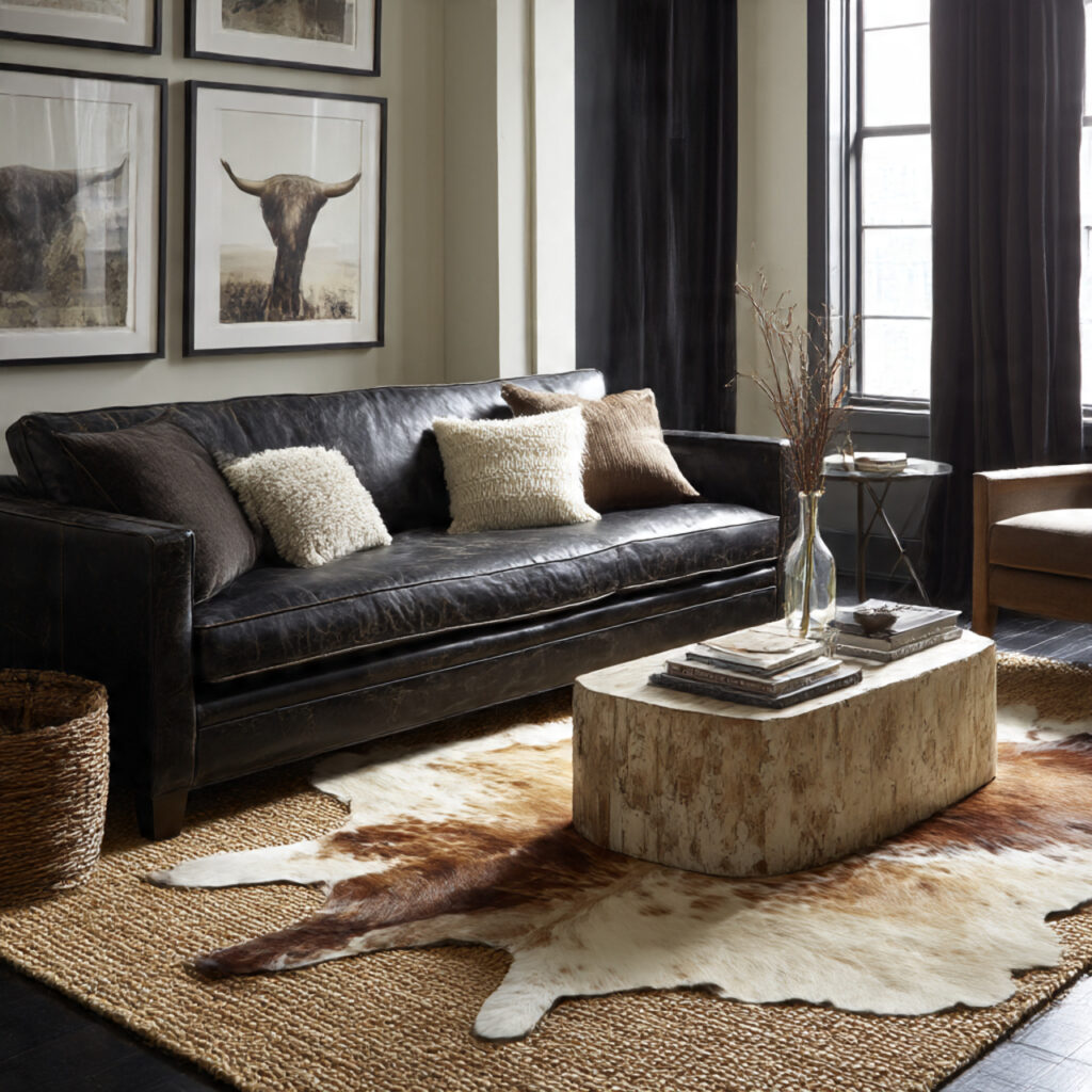 Cowhide Rug Layers 2