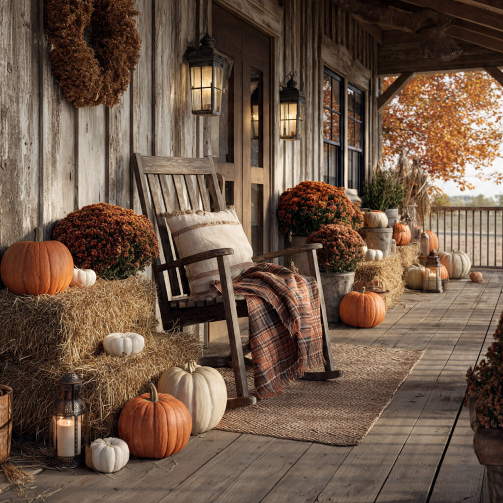 Cozy Front Porch Arrangements