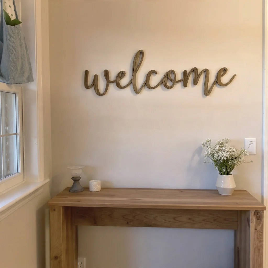 Creating a Personalized Welcome Sign