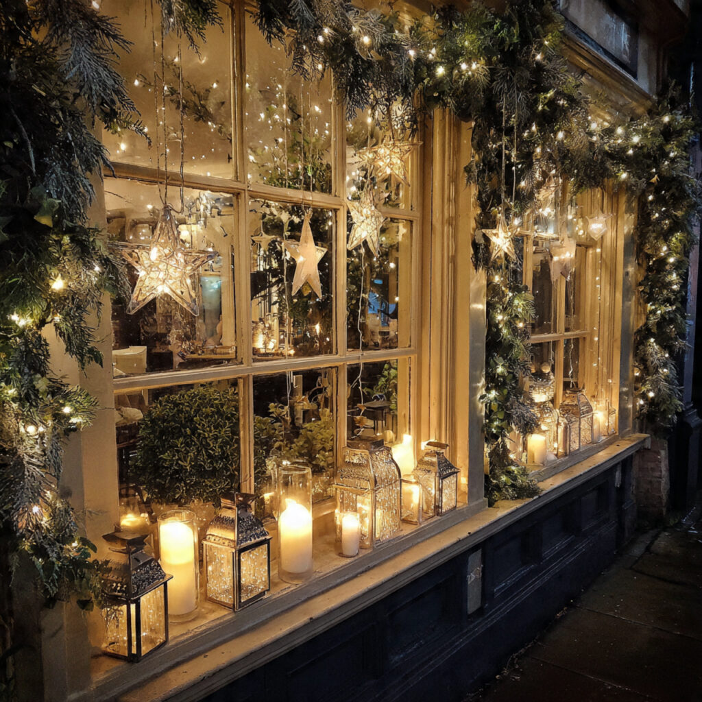 Decorating Windows for Christmas