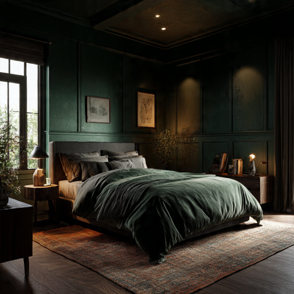 Complete Blog Post Draft: Cozy Moody Bedroom Design 1 Deep Paint Colors for Intimacy