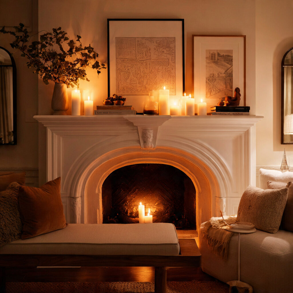 27 Genius White Living Room Ideas for Cozy, Chic Spaces 13 Designing a Cozy White Fireplace Mantel