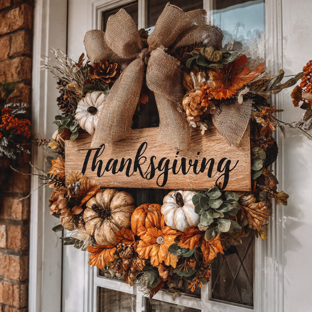 Festive Front Door Wreaths