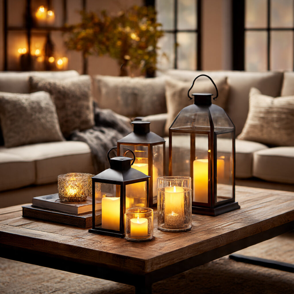 How to Create Stunning Winter Decor at Home 7 Flameless LED Candles