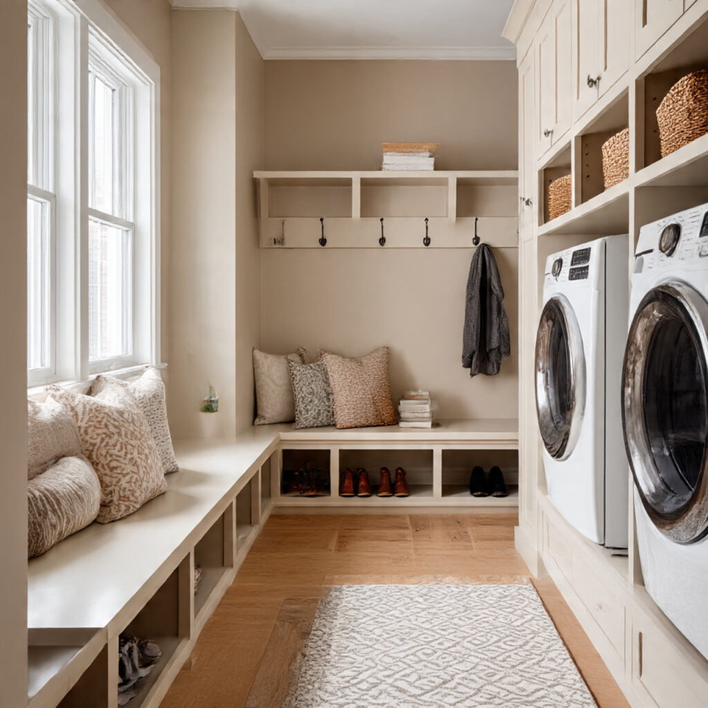 26 Smart Laundry Room Makeover Ideas for Any Budget 15 Focusing on Mudroom Combos