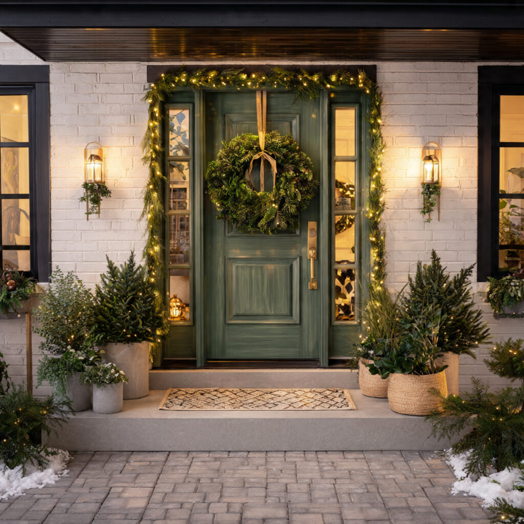 Front Door Christmas Wreaths