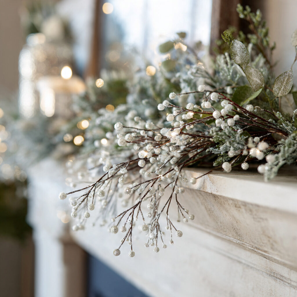 Frosted Berry Sprigs and Branches