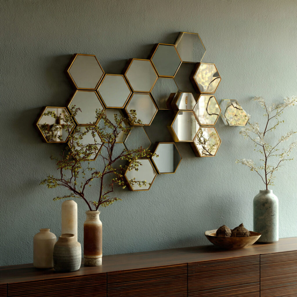 Geometric Wall Art Arrangements
