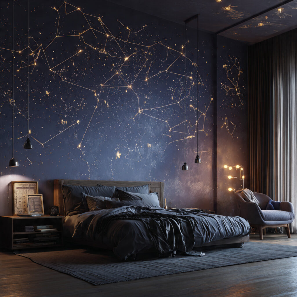 Glow in the Dark Constellation Walls