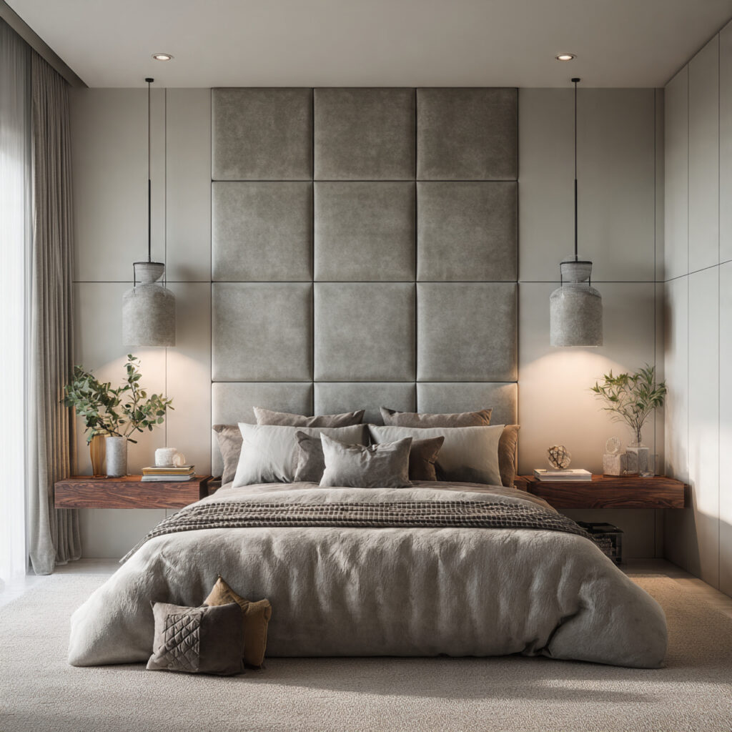 27 Best Bedroom Headboard Ideas for Every Style 15 Grid Tufted Headboards