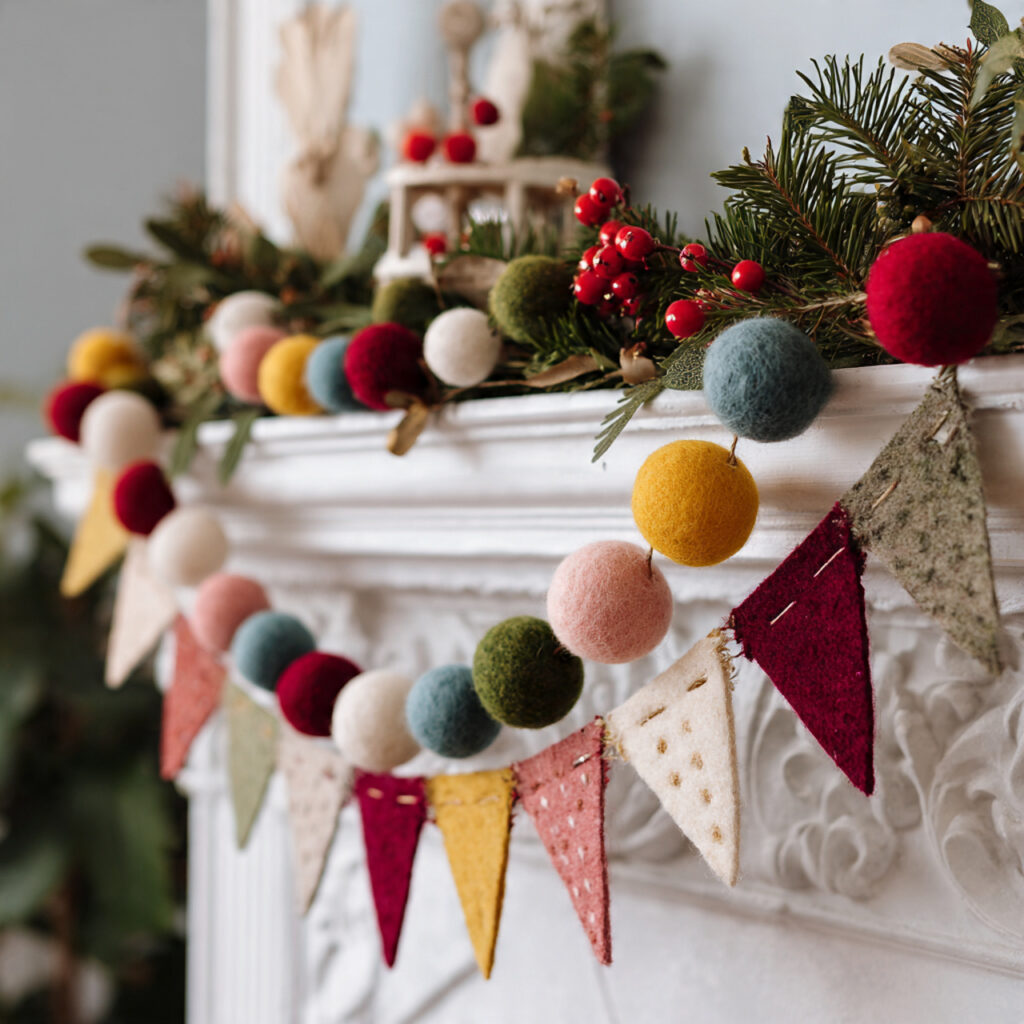 Handmade Christmas Garlands