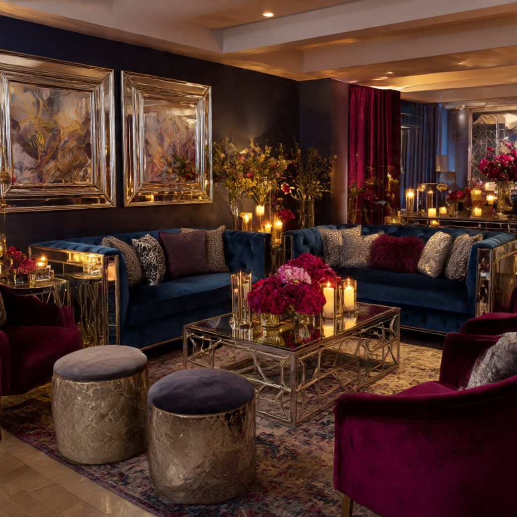 Best Types of Interior Design Styles to Transform Your Home 9 Hollywood Regency Glamour