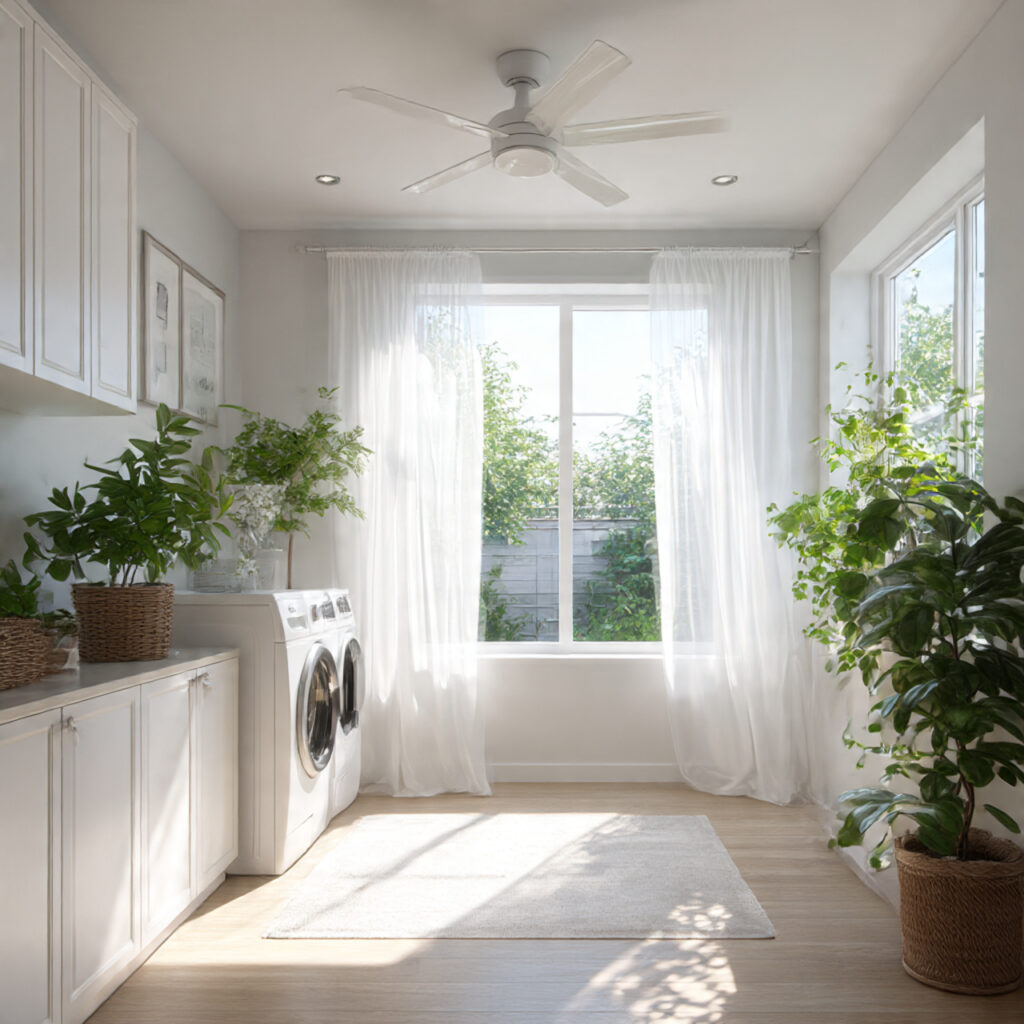 26 Smart Laundry Room Makeover Ideas for Any Budget 16 Improving Ventilation and Airflow