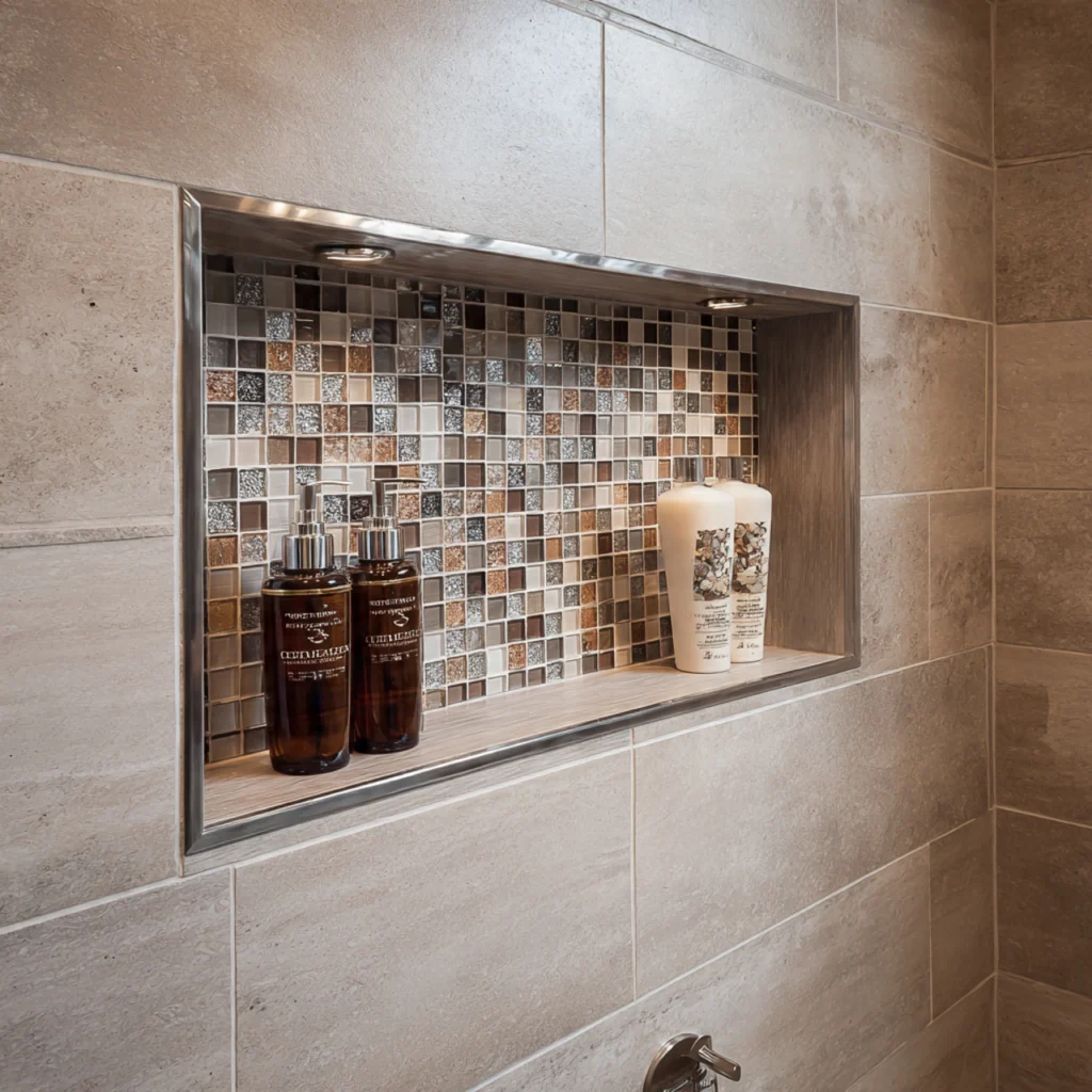 Incorporate Niche Shelf Storage