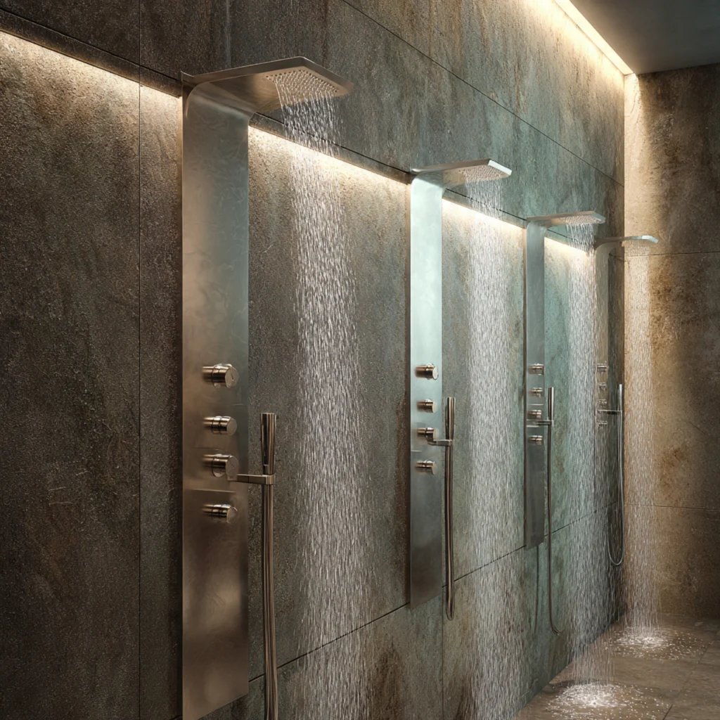 Install Foot Level Shower Jets