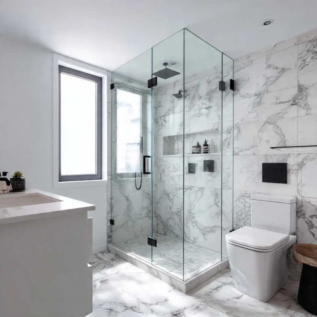 Install Frameless Glass Enclosures