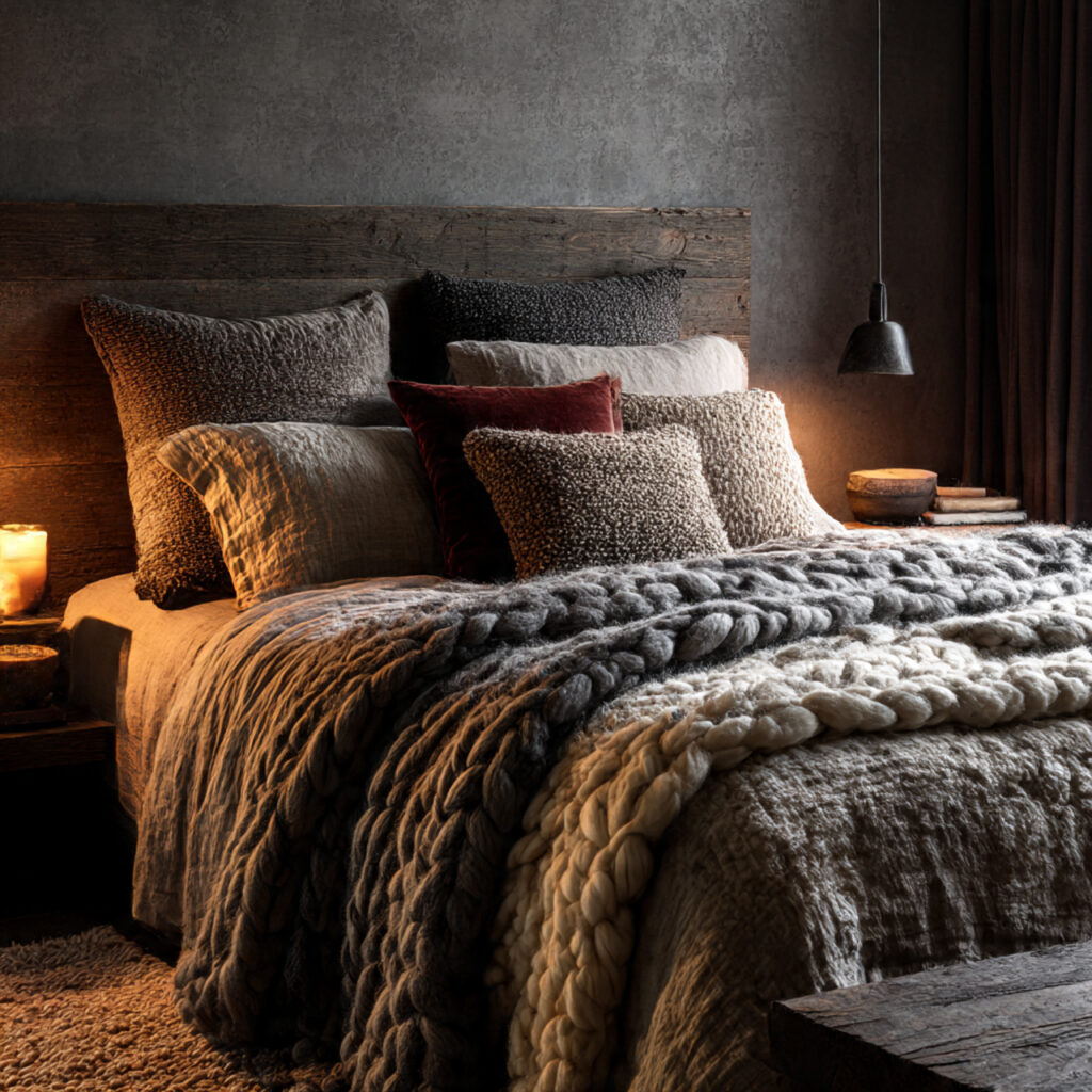 Complete Blog Post Draft: Cozy Moody Bedroom Design 2 Layered Textures for Comfort