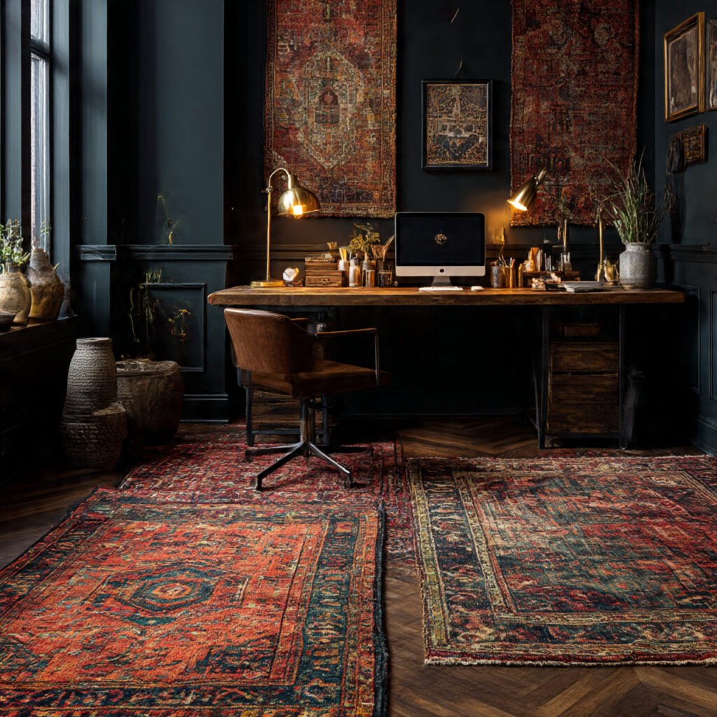 Layered Vintage Rugs