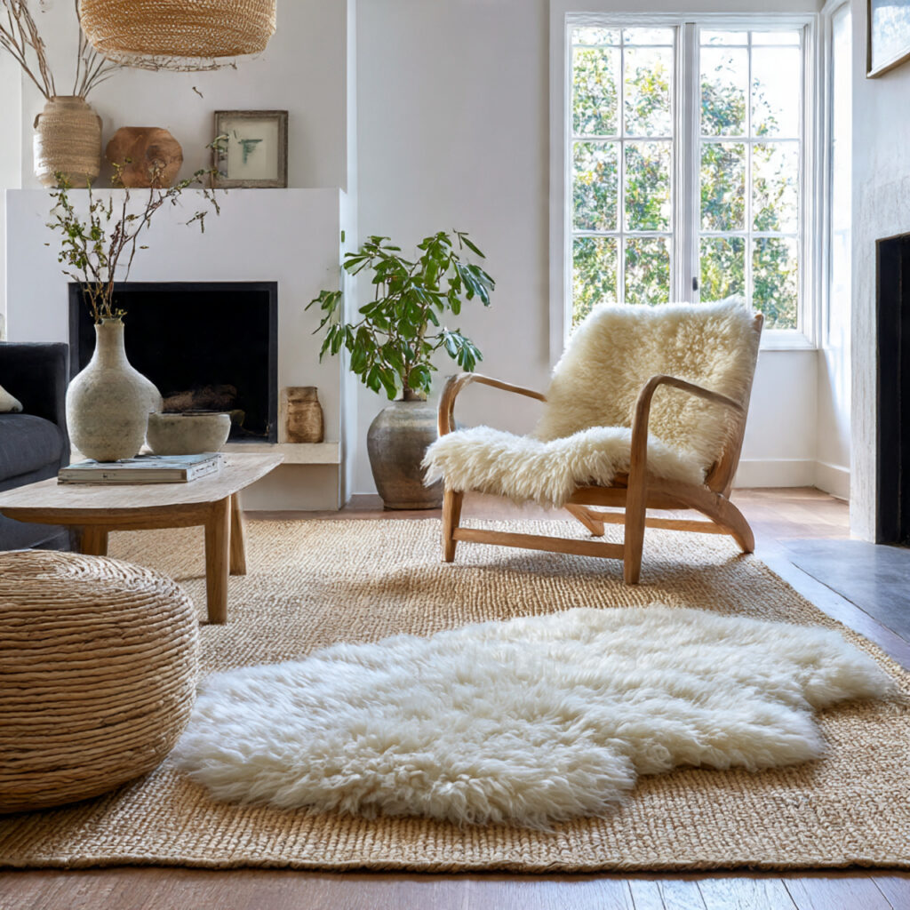 How to Create Stunning Winter Decor at Home 13 Layered Wool Rugs
