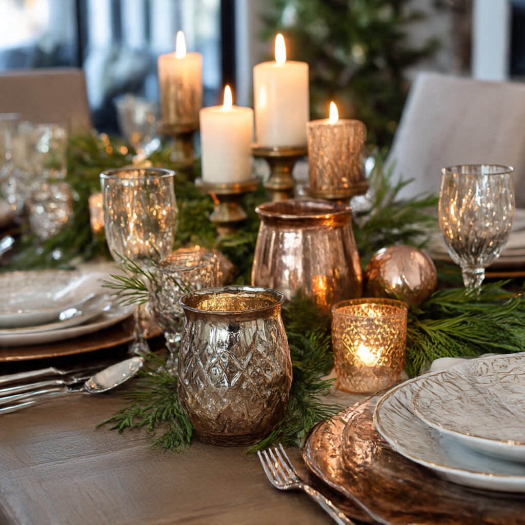 Layering Mixed Metallic Finishes