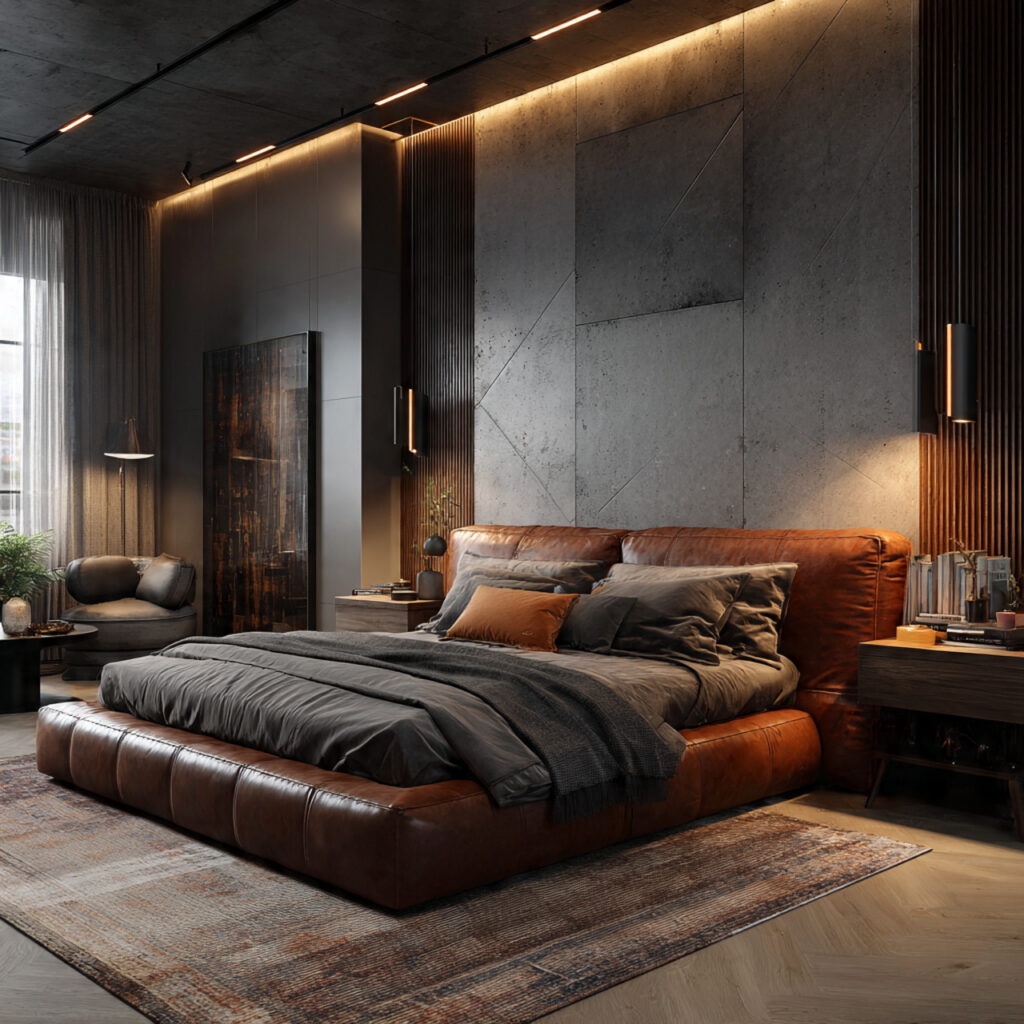 27 Best Bedroom Headboard Ideas for Every Style 20 Leather Headboard Statement 2