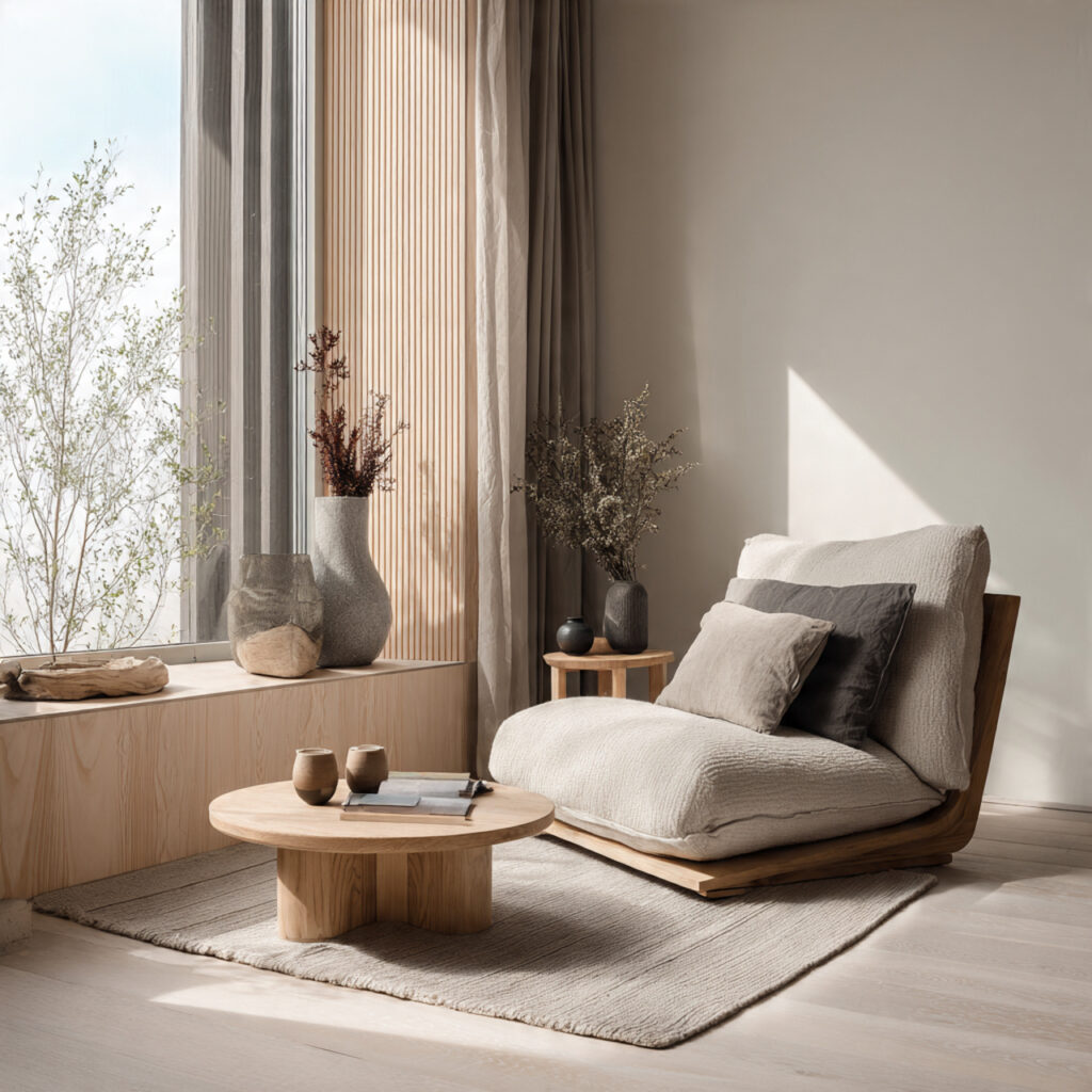 Create the Perfect Japandi Home Office Design 8 Low Profile Seating Choices