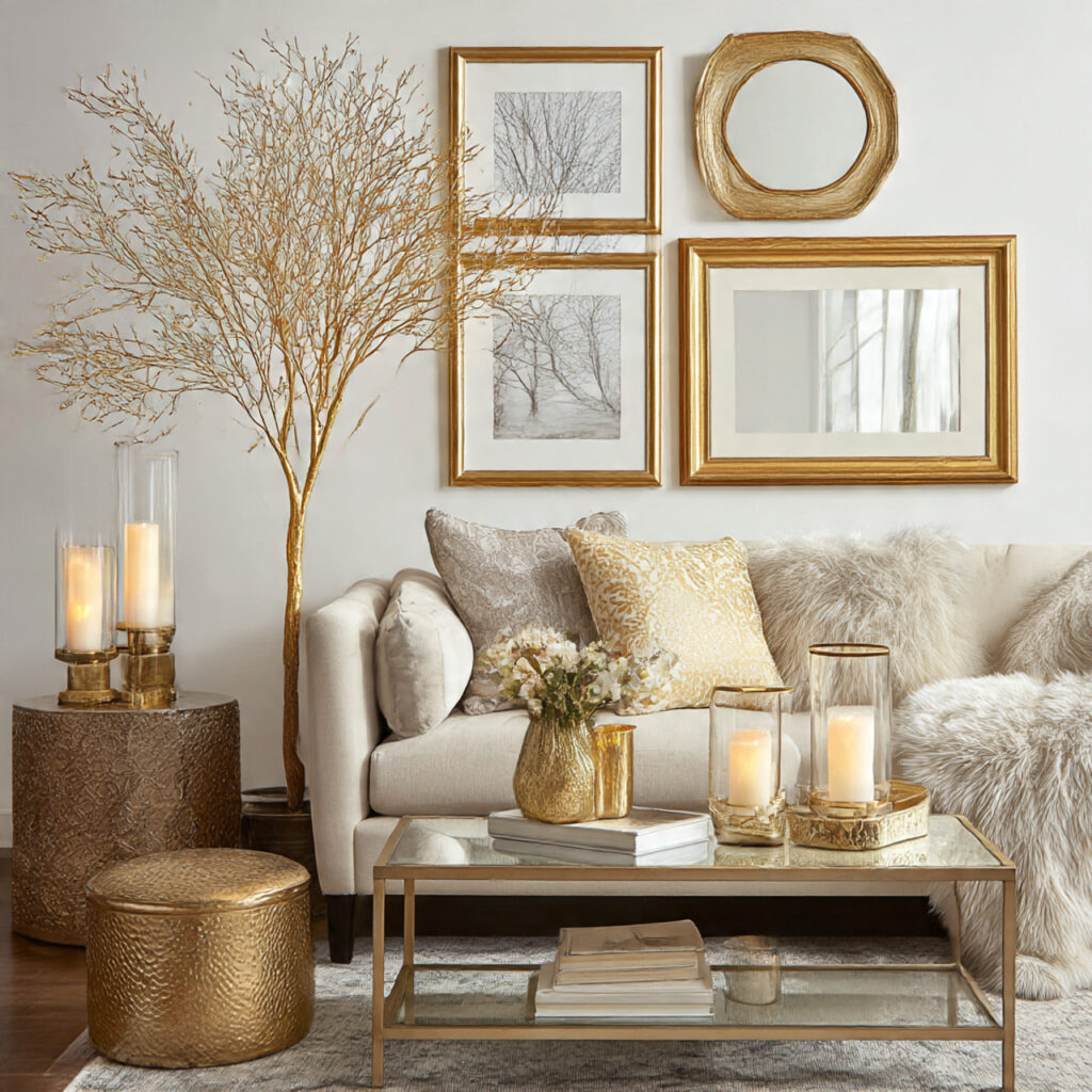 How to Decorate a Gold Christmas Tree Like a Pro 13 Matching Gold Decorations to Interior Style