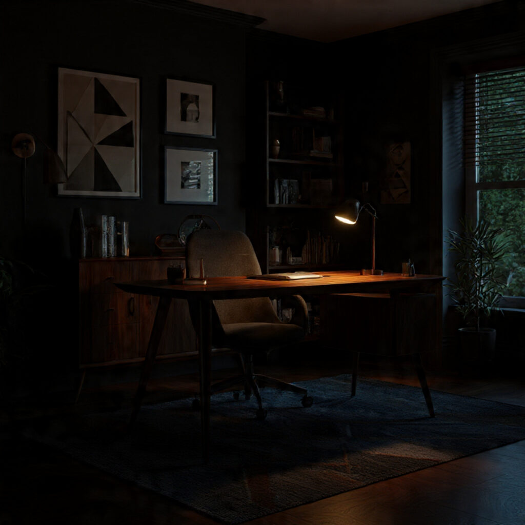 Mid Century Modern Dark Themes