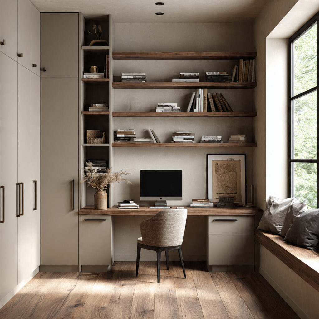 Create the Perfect Japandi Home Office Design 3 Minimalist Storage Solutions