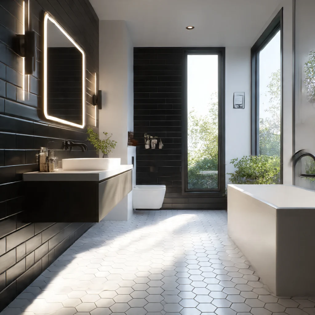 Monochromatic Tile Patterns