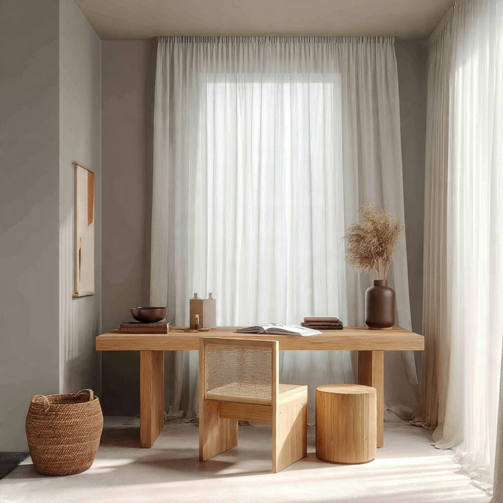 Create the Perfect Japandi Home Office Design 6 Neutral Color Palette for Focus