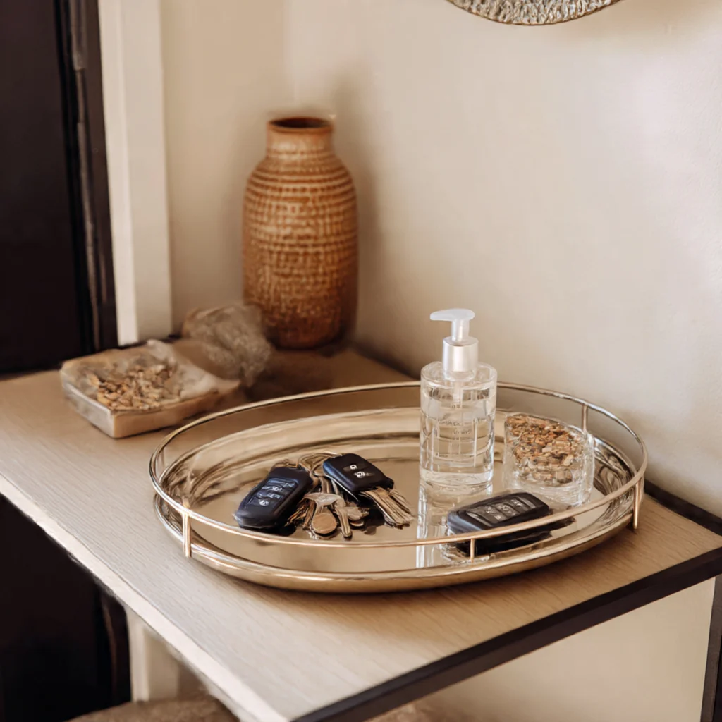 Organizing with Tiered Trays