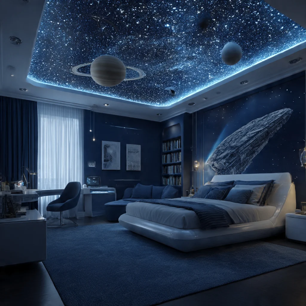 Outer Space Exploration Decor