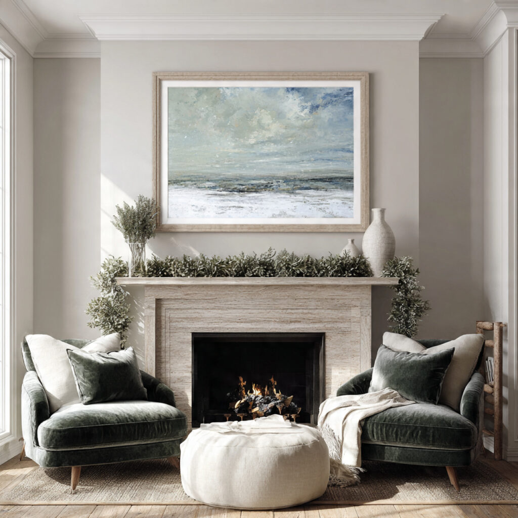 Oversized Wall Art as a Focal Point