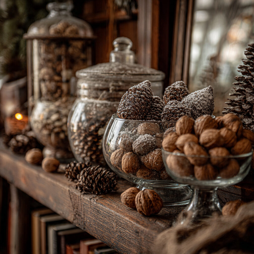 Pinecone and Nut Arrangements