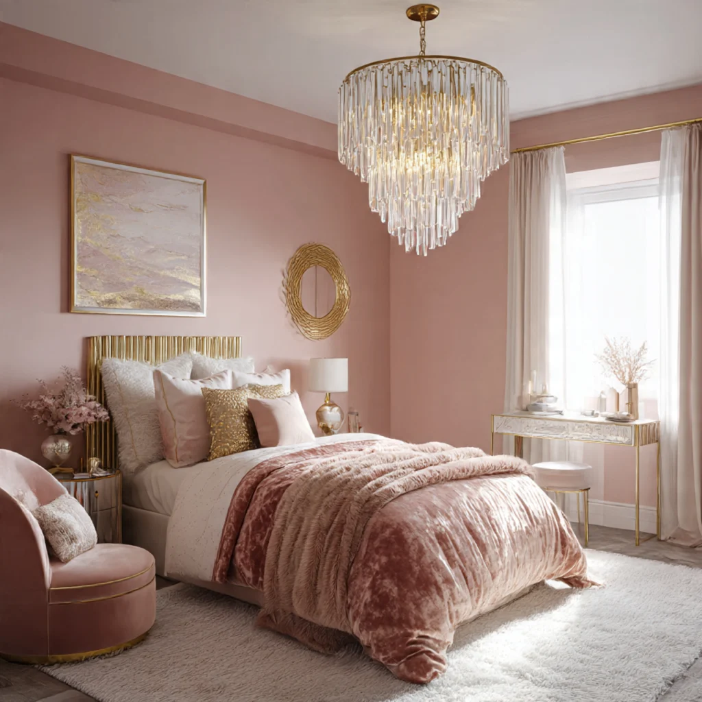 Pink and Gold Accent Ideas 1