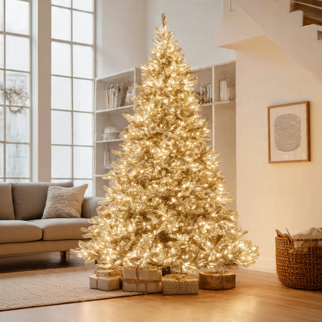 How to Decorate a Gold Christmas Tree Like a Pro 7 Pre Lit Gold Christmas Tree Options