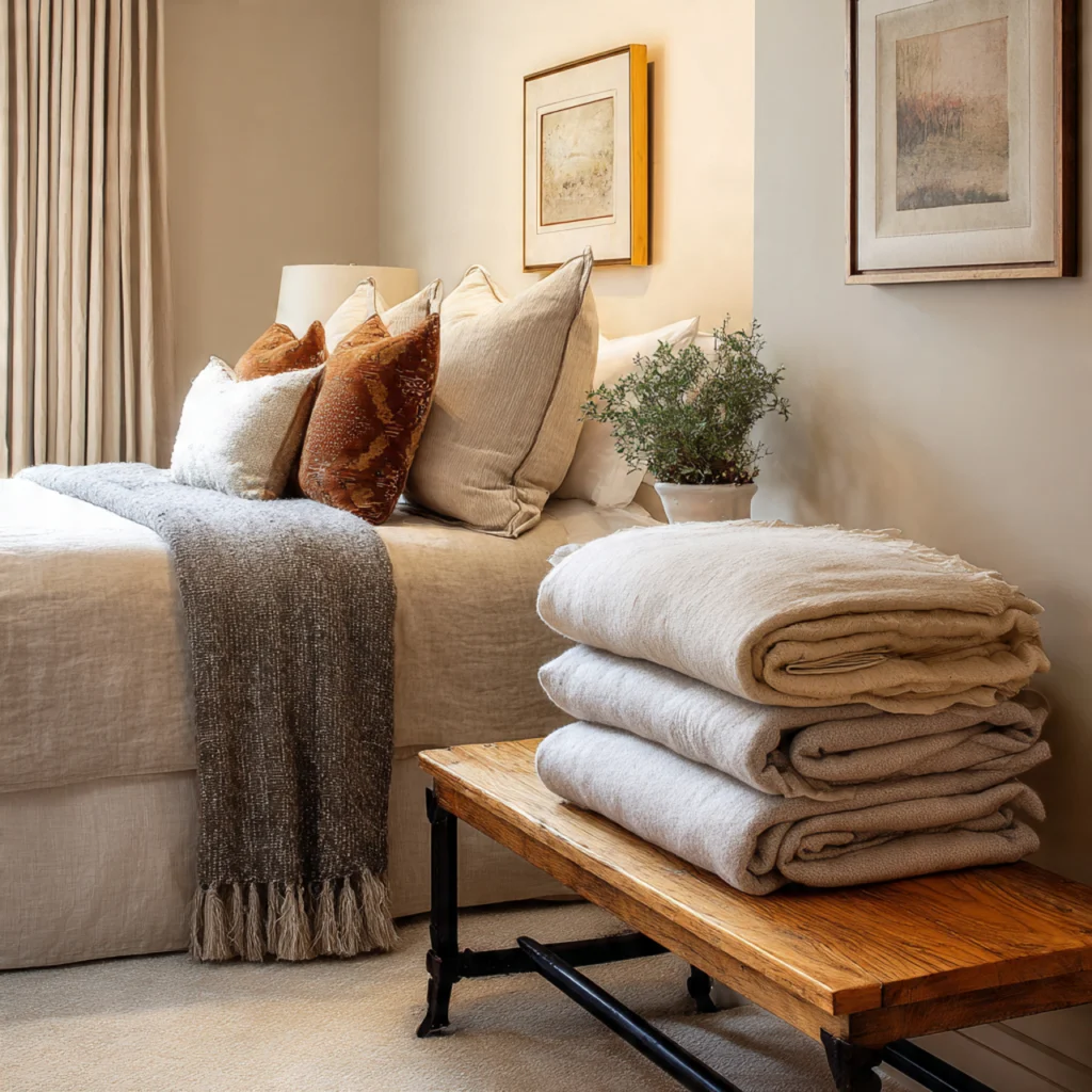 Providing Extra Blankets and Pillows