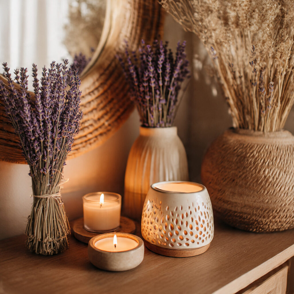 Selecting calming scents