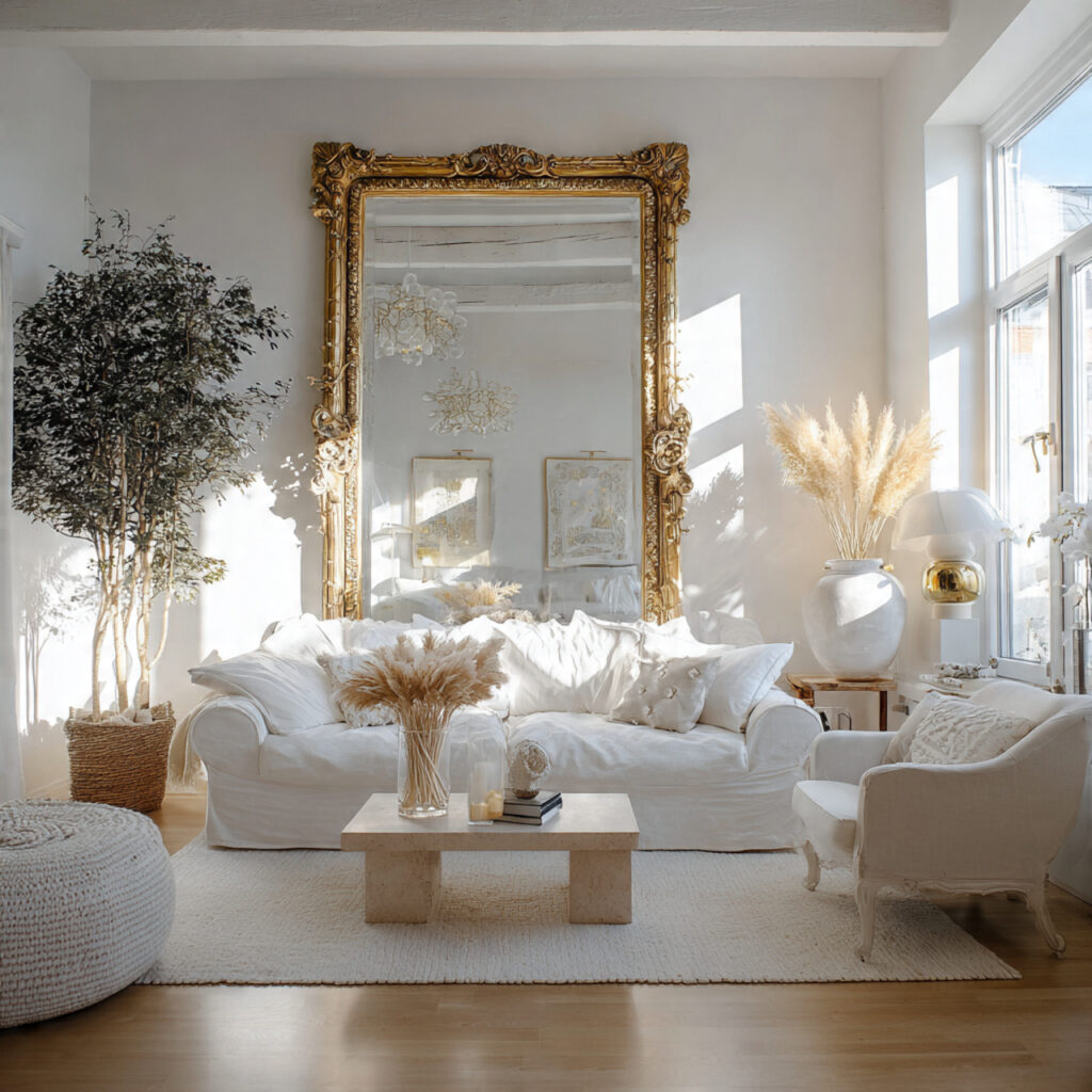 27 Genius White Living Room Ideas for Cozy, Chic Spaces 27 Statement Mirrors to Reflect Light