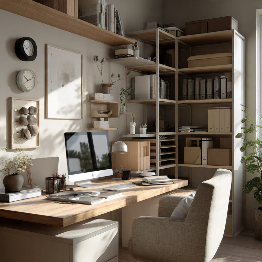 Create the Perfect Japandi Home Office Design 5 The Art of Decluttering Your Workspace