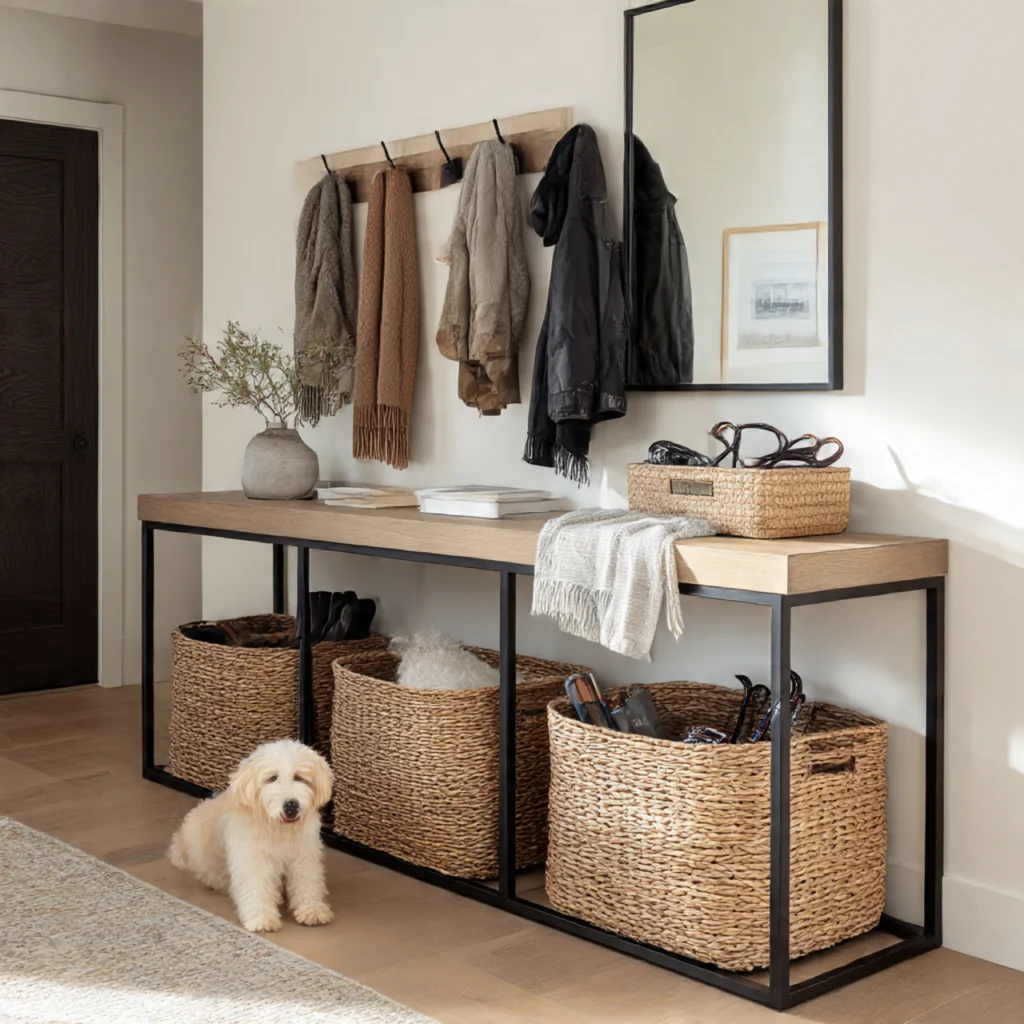 Utilizing Baskets and Bins for Storage