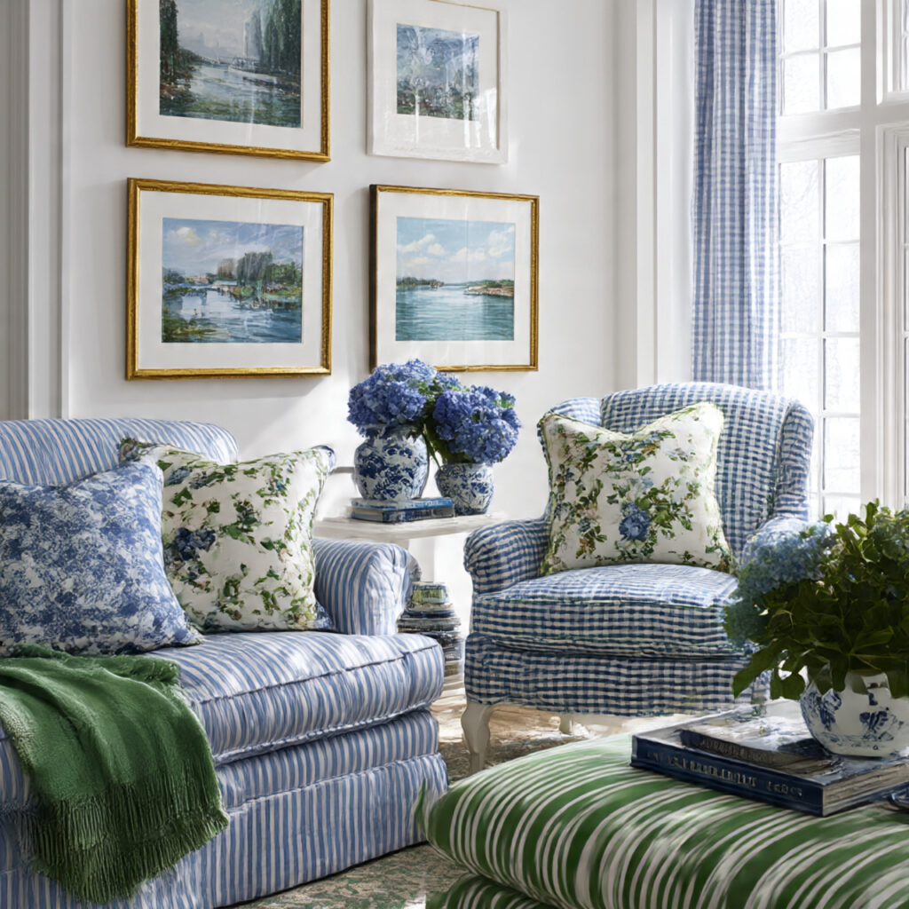 Utilizing Pattern Mixing in Southern Design