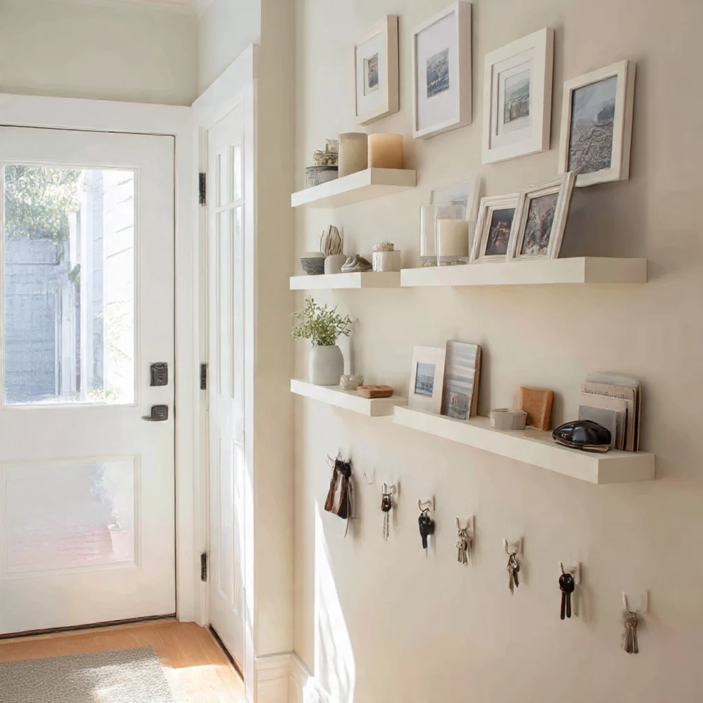 Utilizing Wall Mounted Shelving