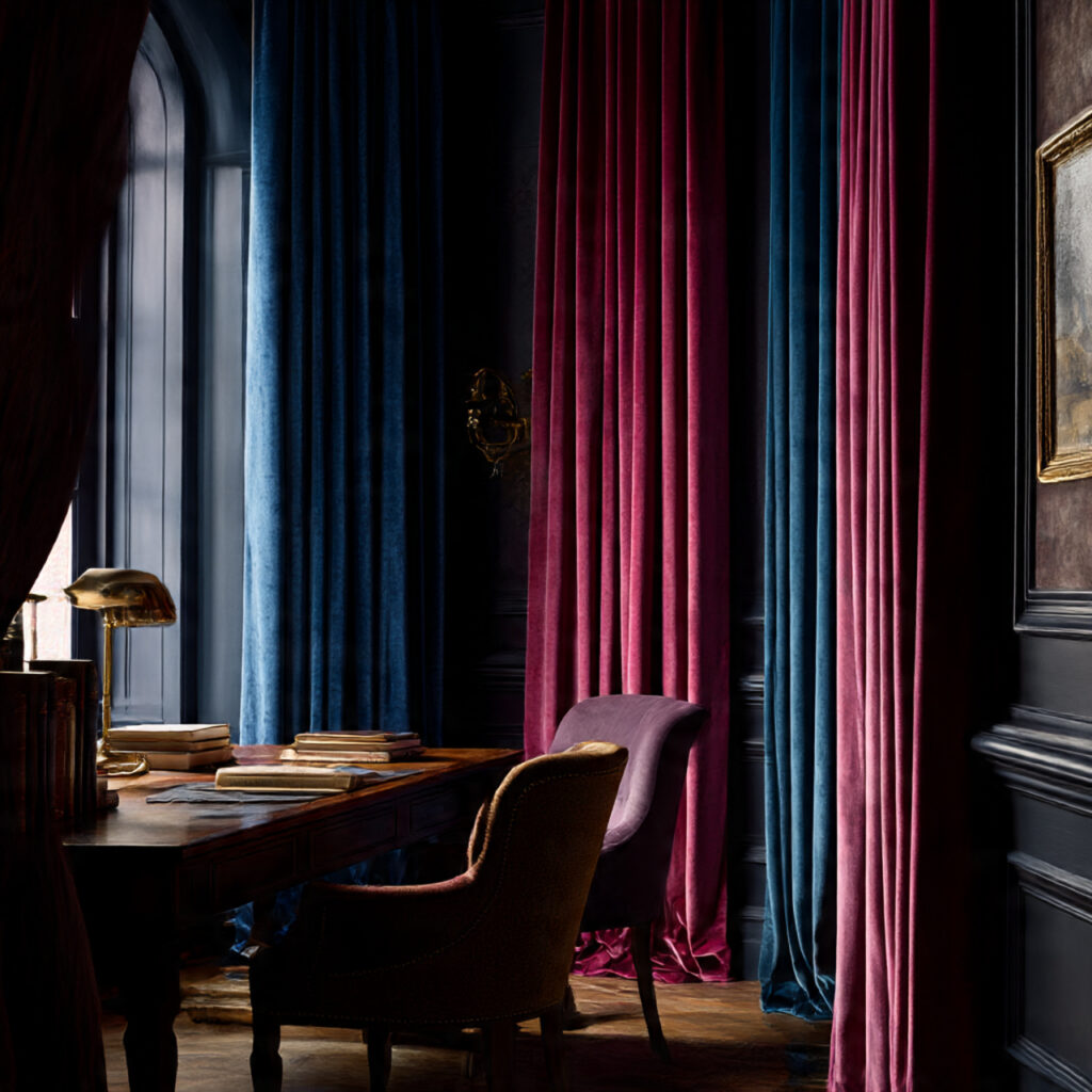Velvet Window Curtains